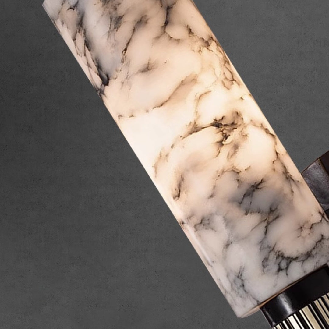 Moonshade Alabaster Sconce Wall Lamp - view 18 | Liootrlamp