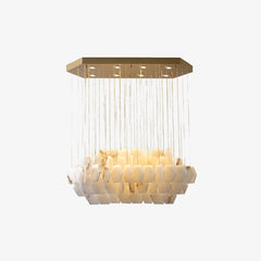 Natural Alabaster Modern Chandelier