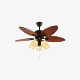 Palm Tropical Ceiling Fan Light