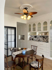 Palm Tropical Ceiling Fan Light