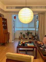 Paper 55D/75D Spherical Pendant Lamp