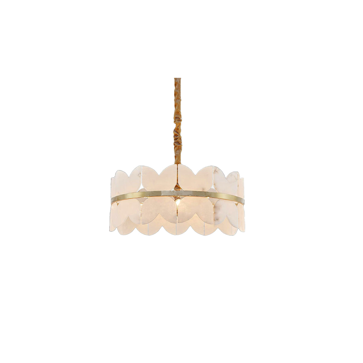 Patanga Alabaster Butterfly Chandelier - view 15 | Liootrlamp