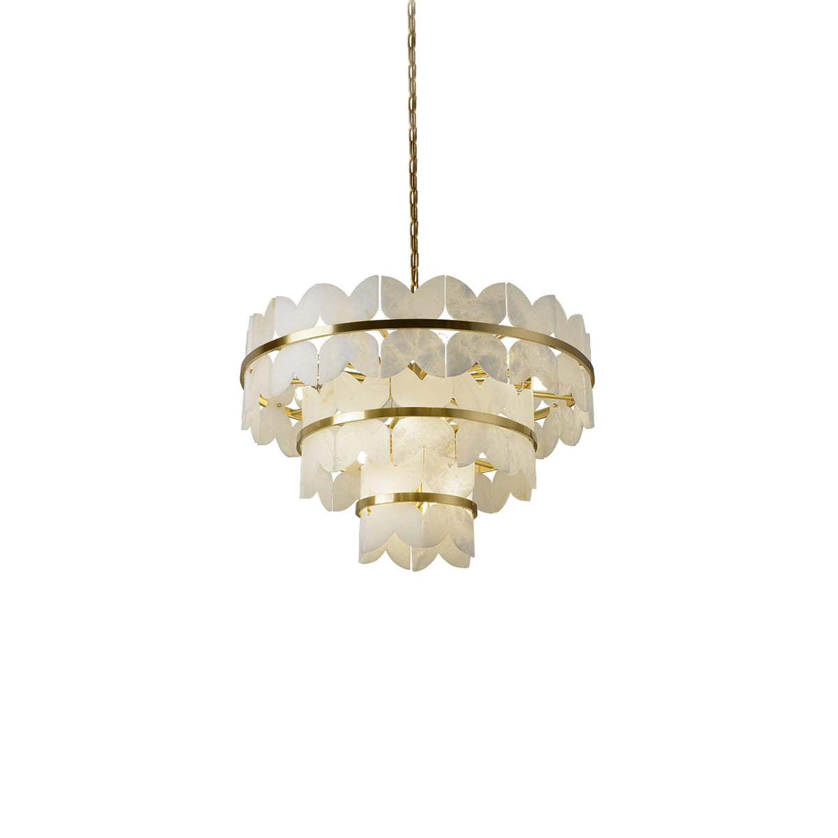 Patanga Alabaster Butterfly Chandelier - view 19 | Liootrlamp