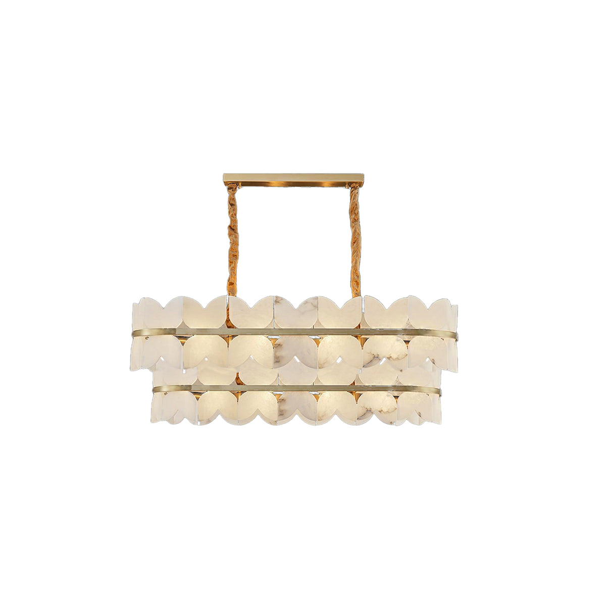Patanga Alabaster Butterfly Chandelier - view 17 | Liootrlamp
