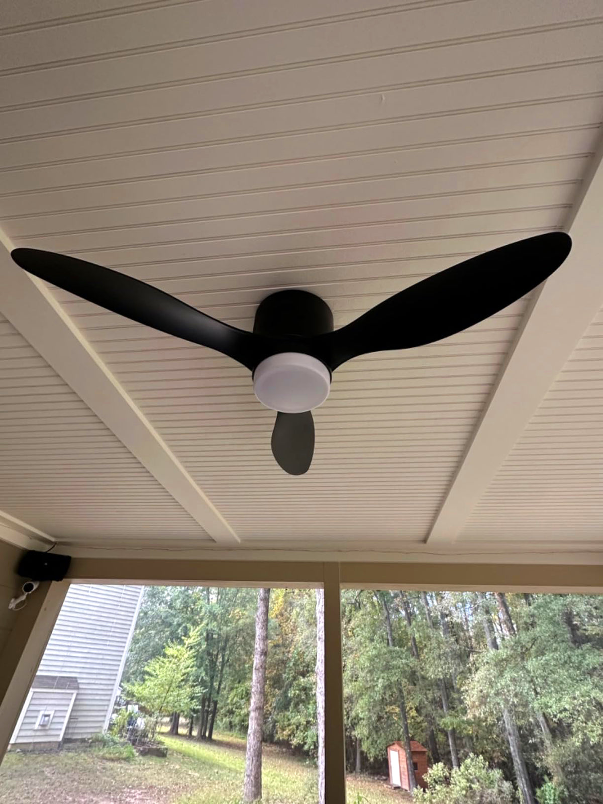 Recessed Fishtail Ceiling Fan Light - view 12 | Liootrlamp