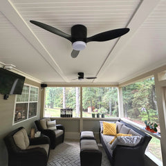 Recessed Fishtail Ceiling Fan Light