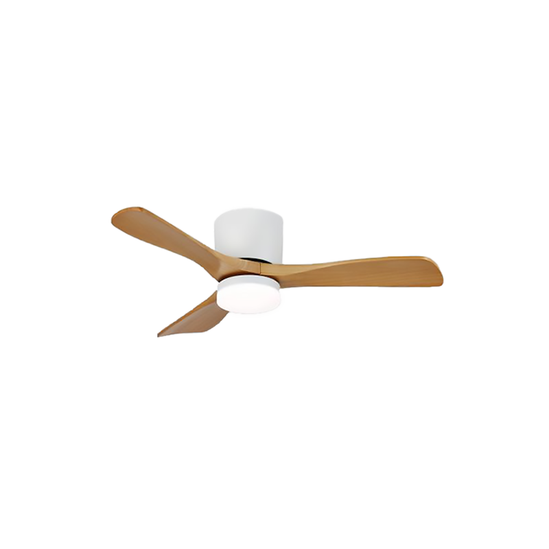Recessed Fishtail Ceiling Fan Light - view 19 | Liootrlamp