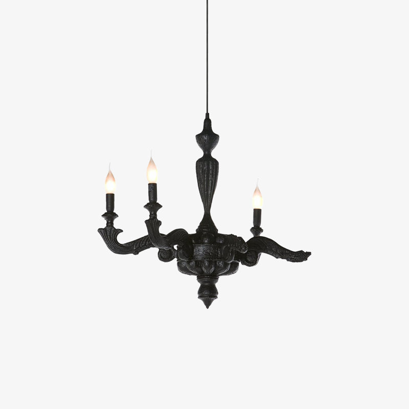 Resin Smoke Chandelier