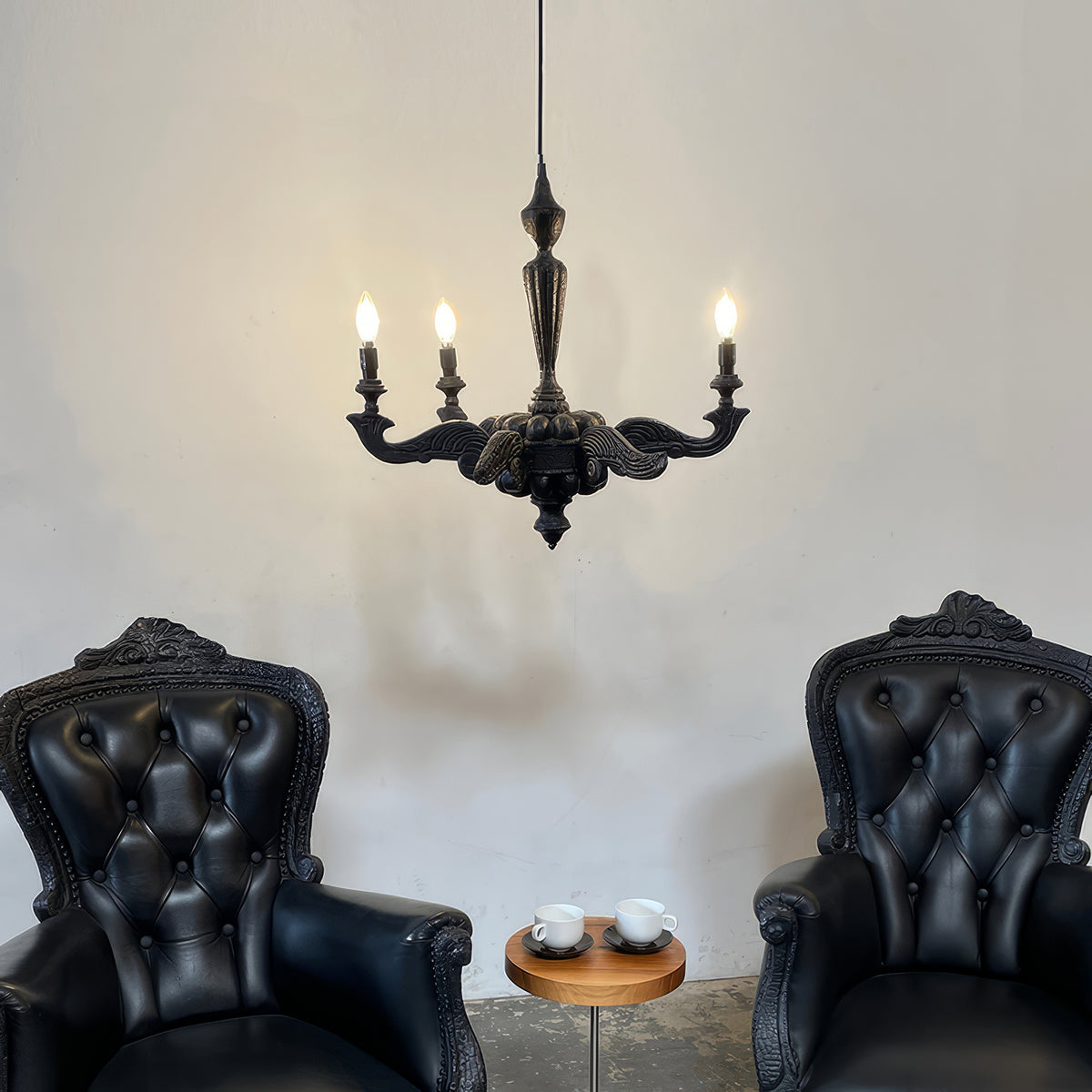 Resin Smoke Chandelier