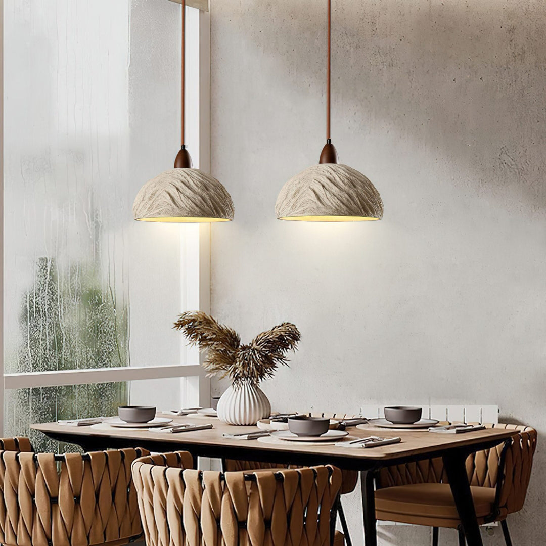 Retro Cement Pendant Lamp - view 4 | Liootrlamp