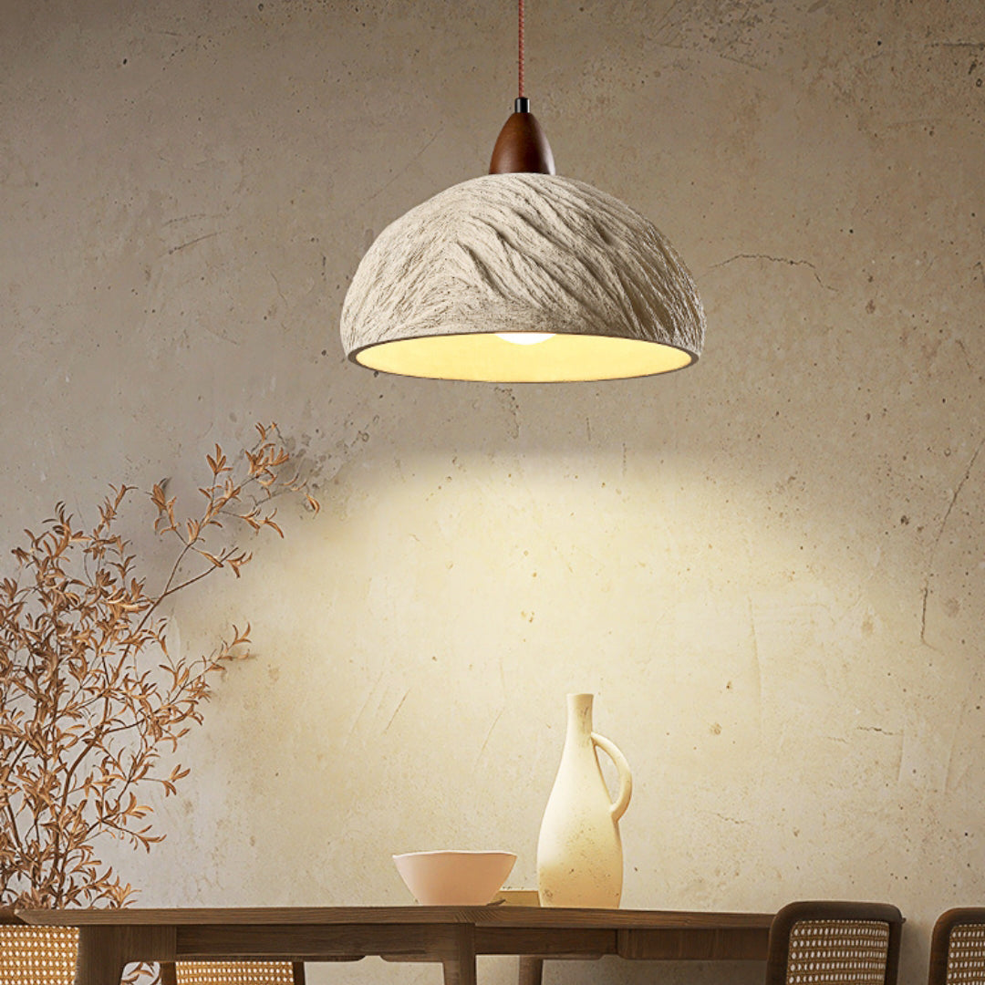 Retro Cement Pendant Lamp - view 3 | Liootrlamp