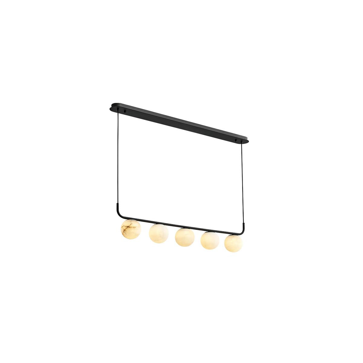 Tribeca Rohr 5 Alabaster Pendant Lamp - view 17 | Liootrlamp