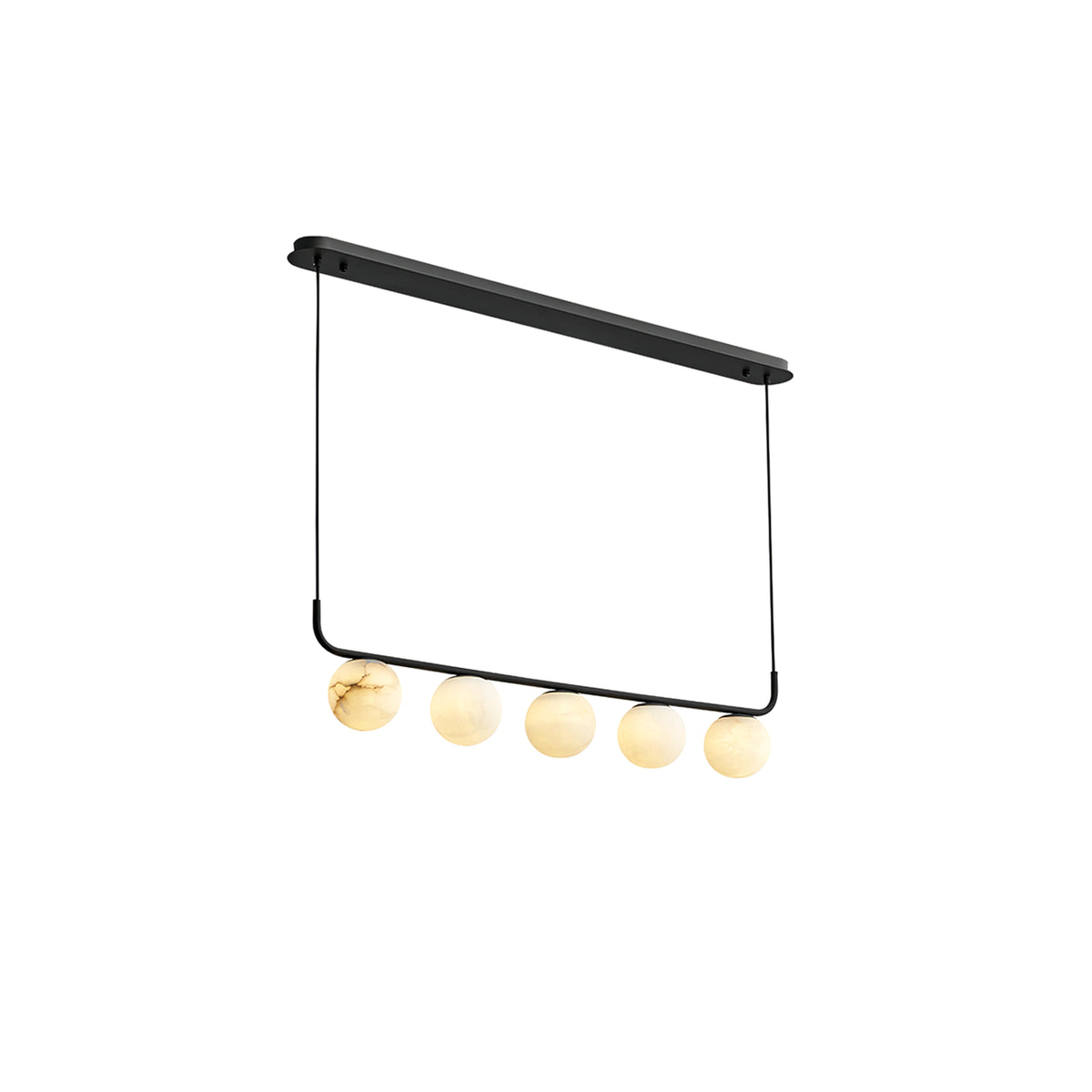 Tribeca Rohr 5 Alabaster Pendant Lamp - view 16 | Liootrlamp