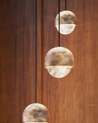 Alabaster Marble Small Pendant Light