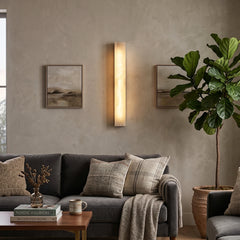 Alabaster Rectangle Linear Wall Light