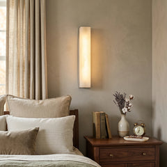 Alabaster Rectangle Linear Wall Light