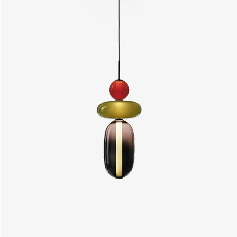 Candied Glass Stack Pendant Light