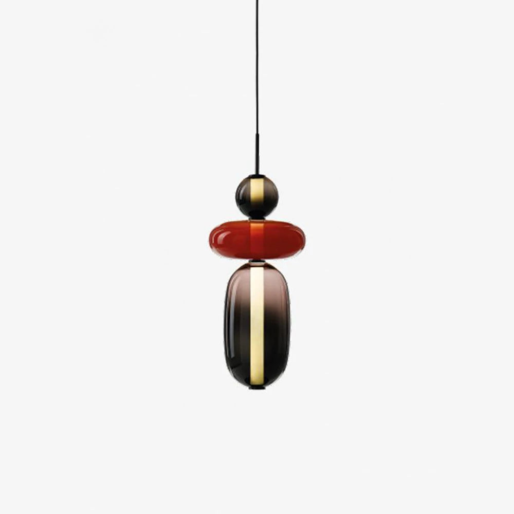 Candied Glass Stack Pendant Light