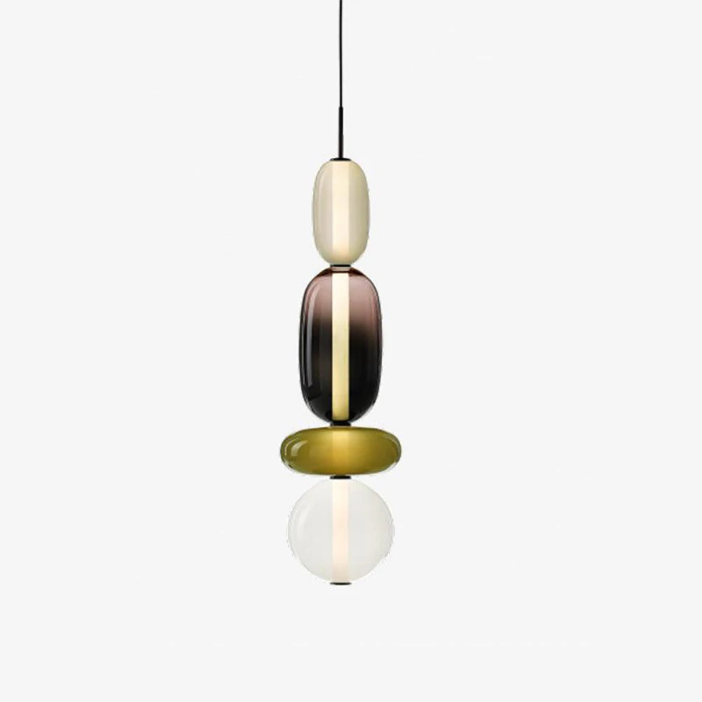 Candied Glass Stack Pendant Light