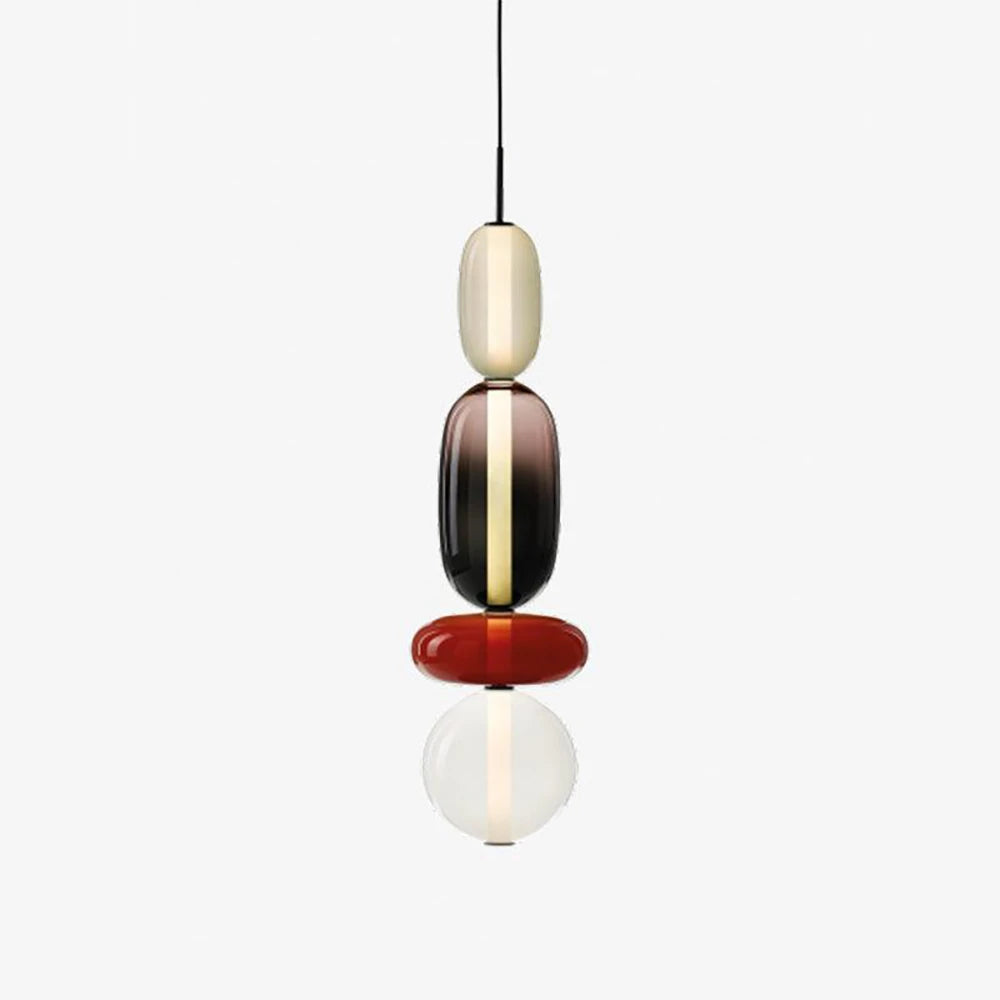 Candied Glass Stack Pendant Light