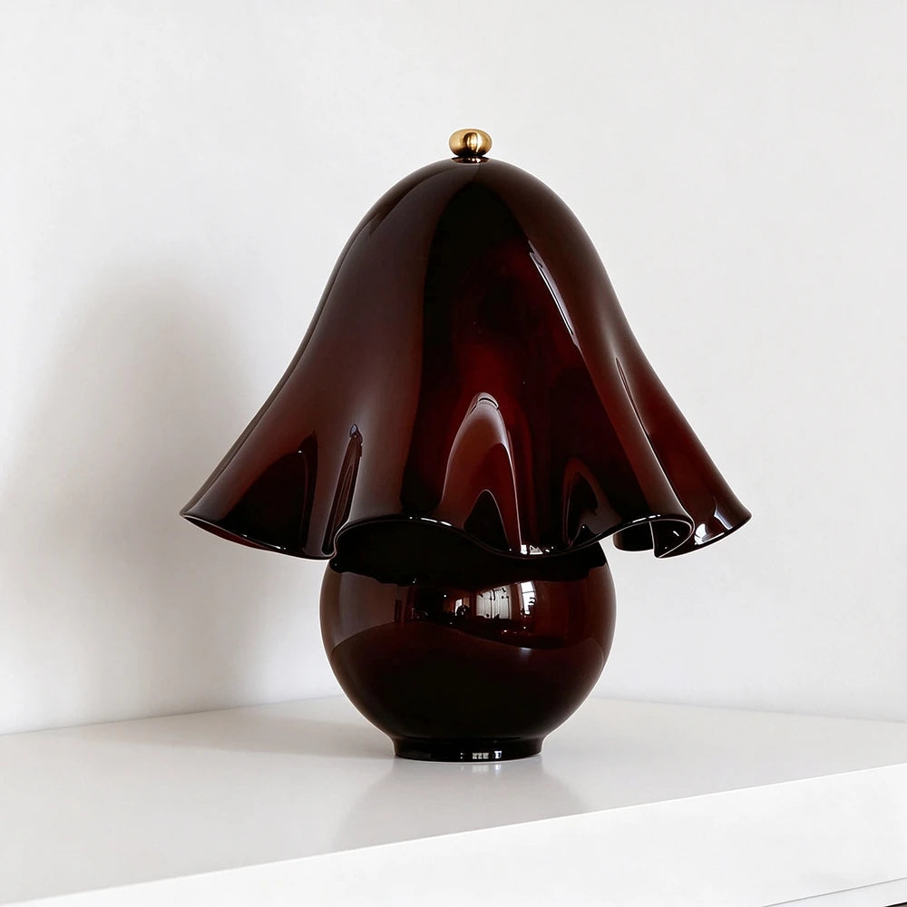 Fiora Scalloped Mushroom Table Lamp