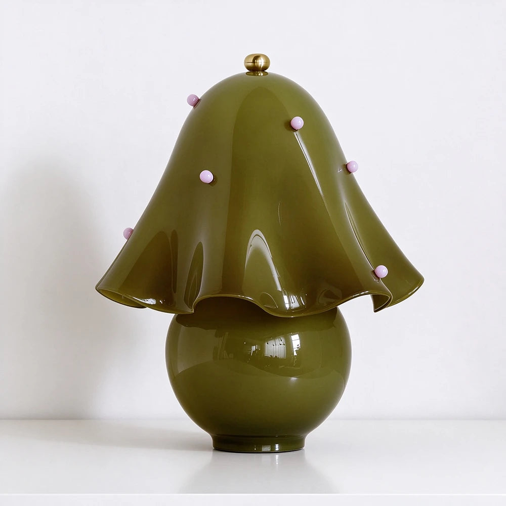 Fiora Scalloped Mushroom Table Lamp