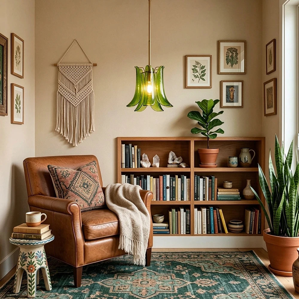 Fiorella Petal Glass Pendant Light