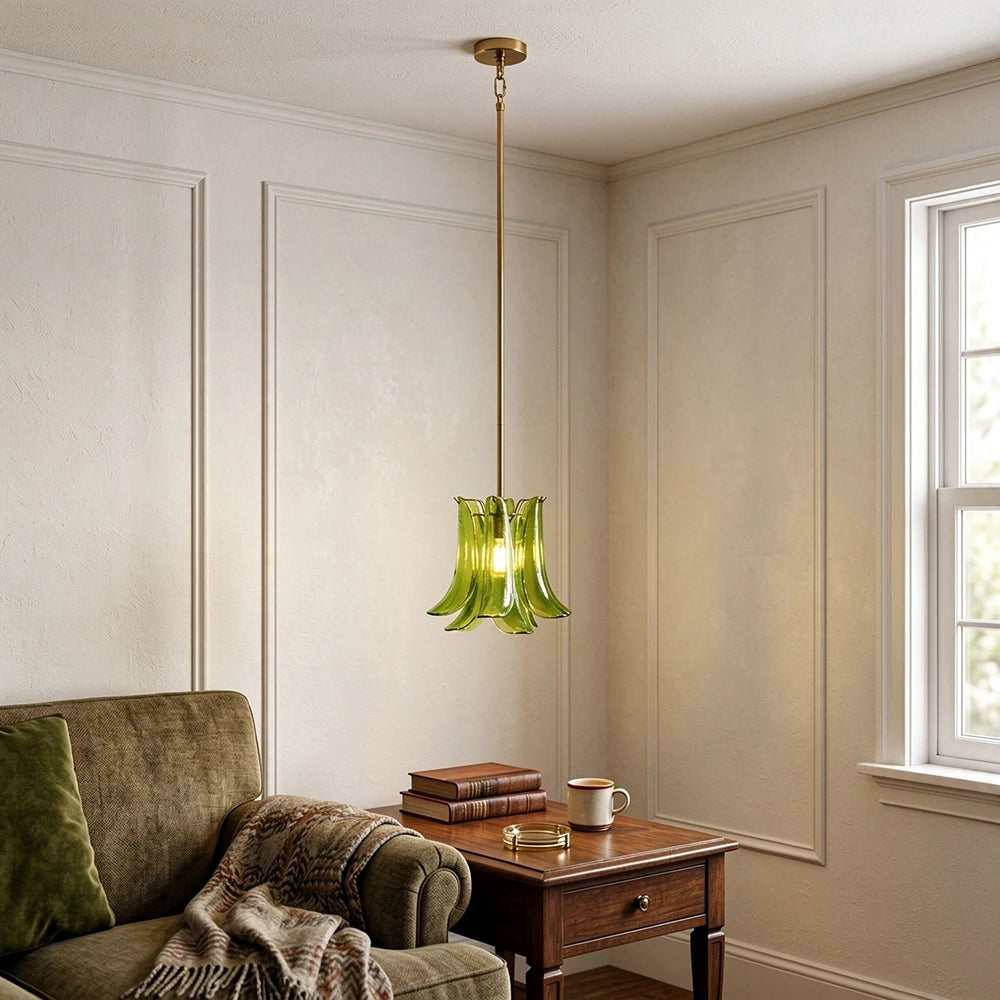 Fiorella Petal Glass Pendant Light