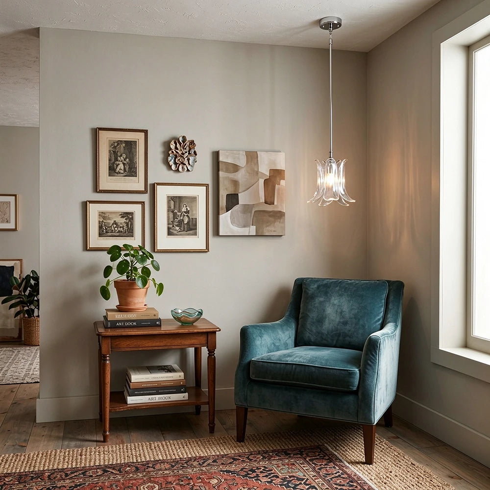 Fiorella Petal Glass Pendant Light