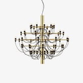 Multi Arm Tiered Candlestick Chandelier
