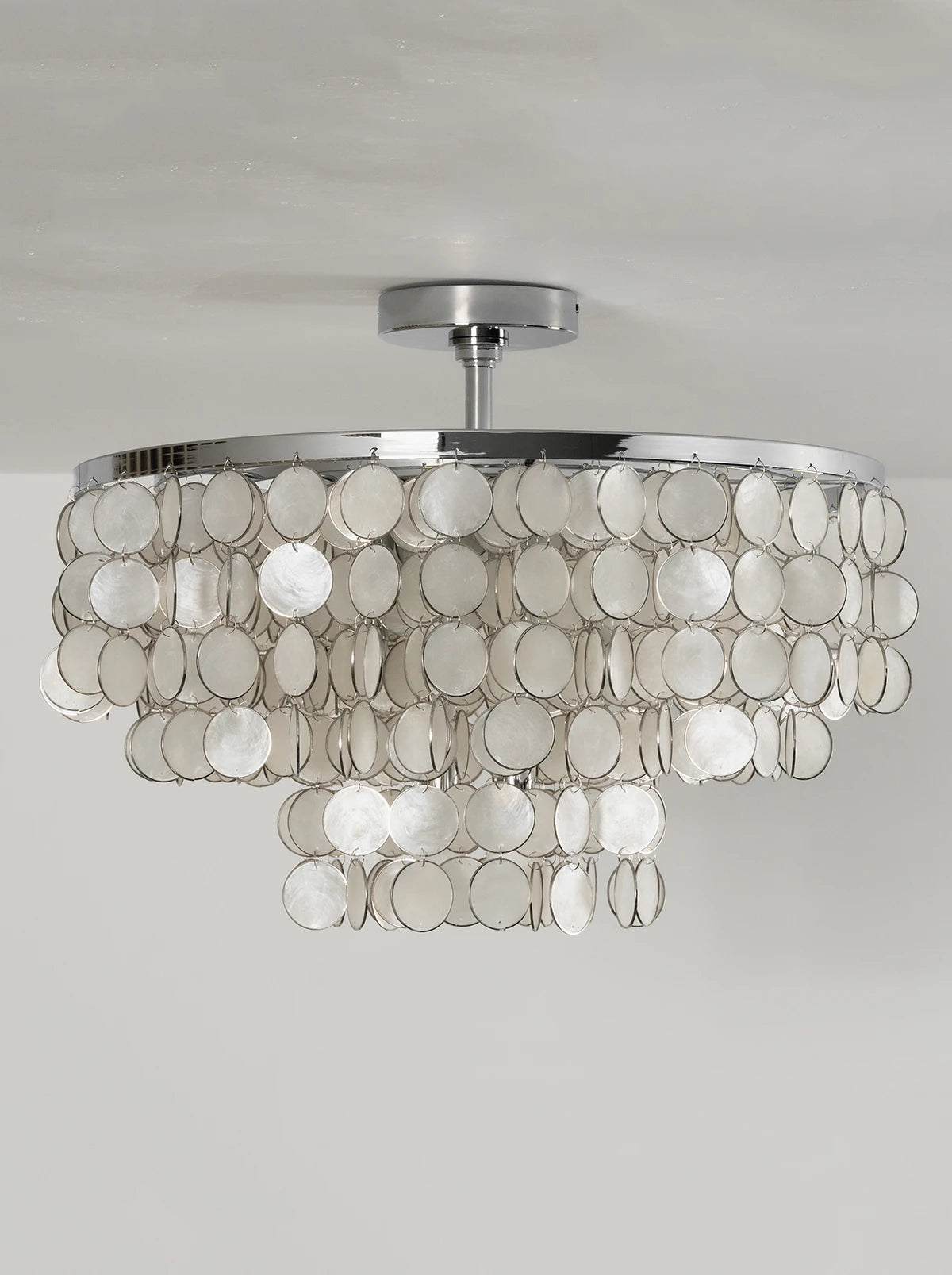 Nerelle Tiered Disc Semi-Flush Ceiling Light