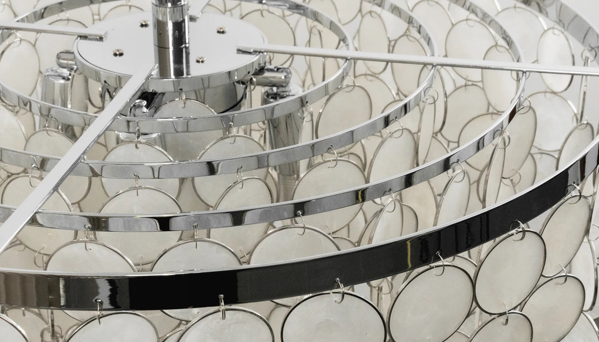 Nerelle Tiered Disc Semi-Flush Ceiling Light