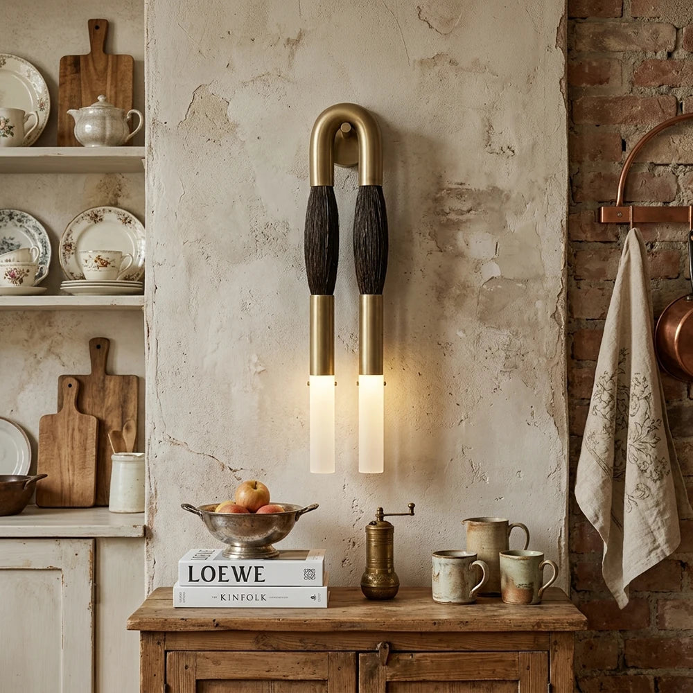 Shaped Double Wall Sconce