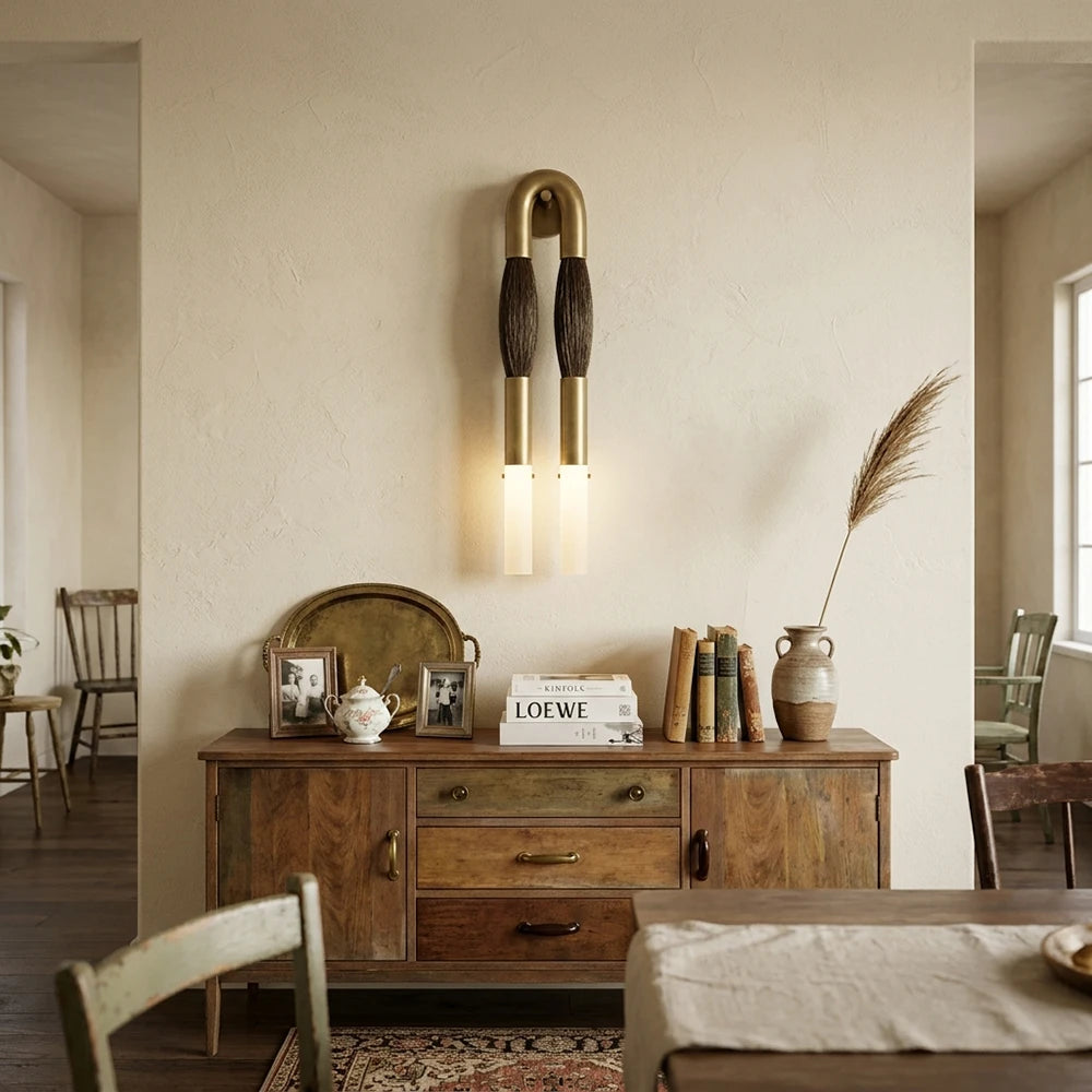 Shaped Double Wall Sconce