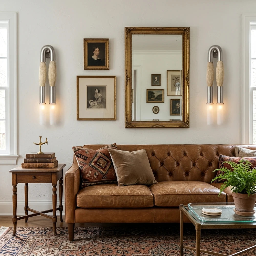 Shaped Double Wall Sconce