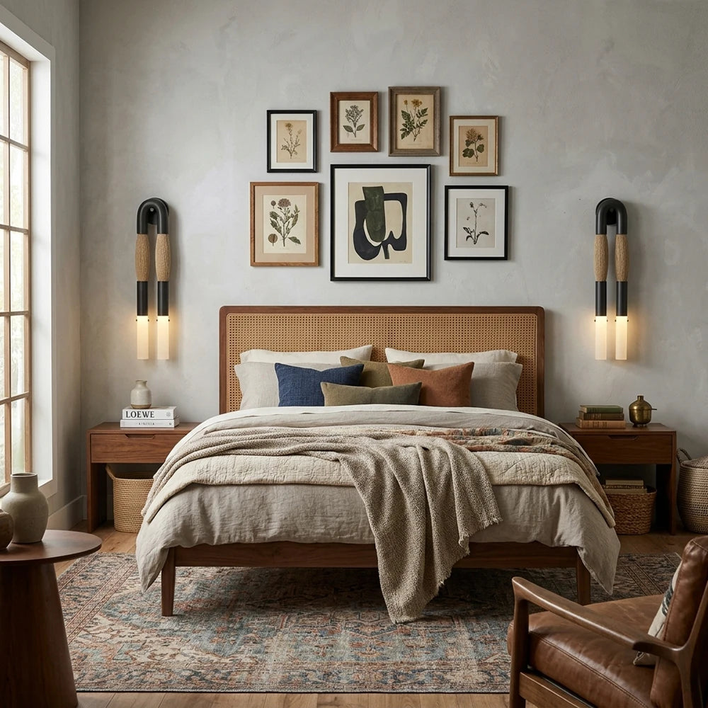 Shaped Double Wall Sconce