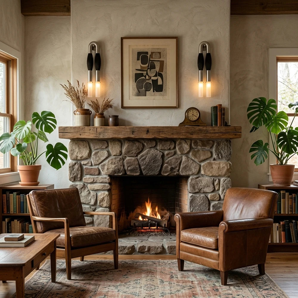 Shaped Double Wall Sconce
