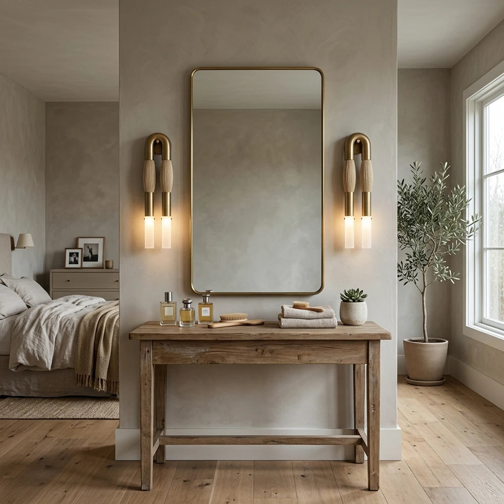 Shaped Double Wall Sconce