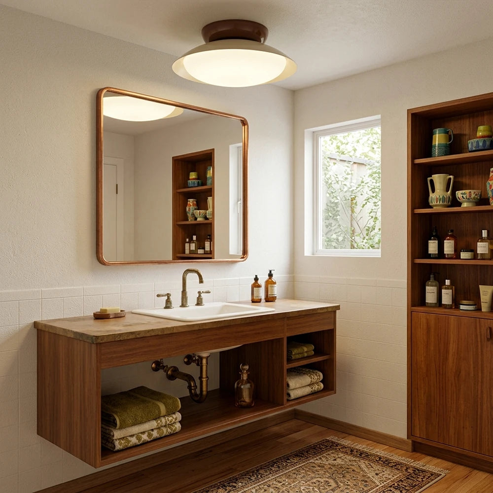 Tavola Retro Disc Flush Mount Ceiling Light
