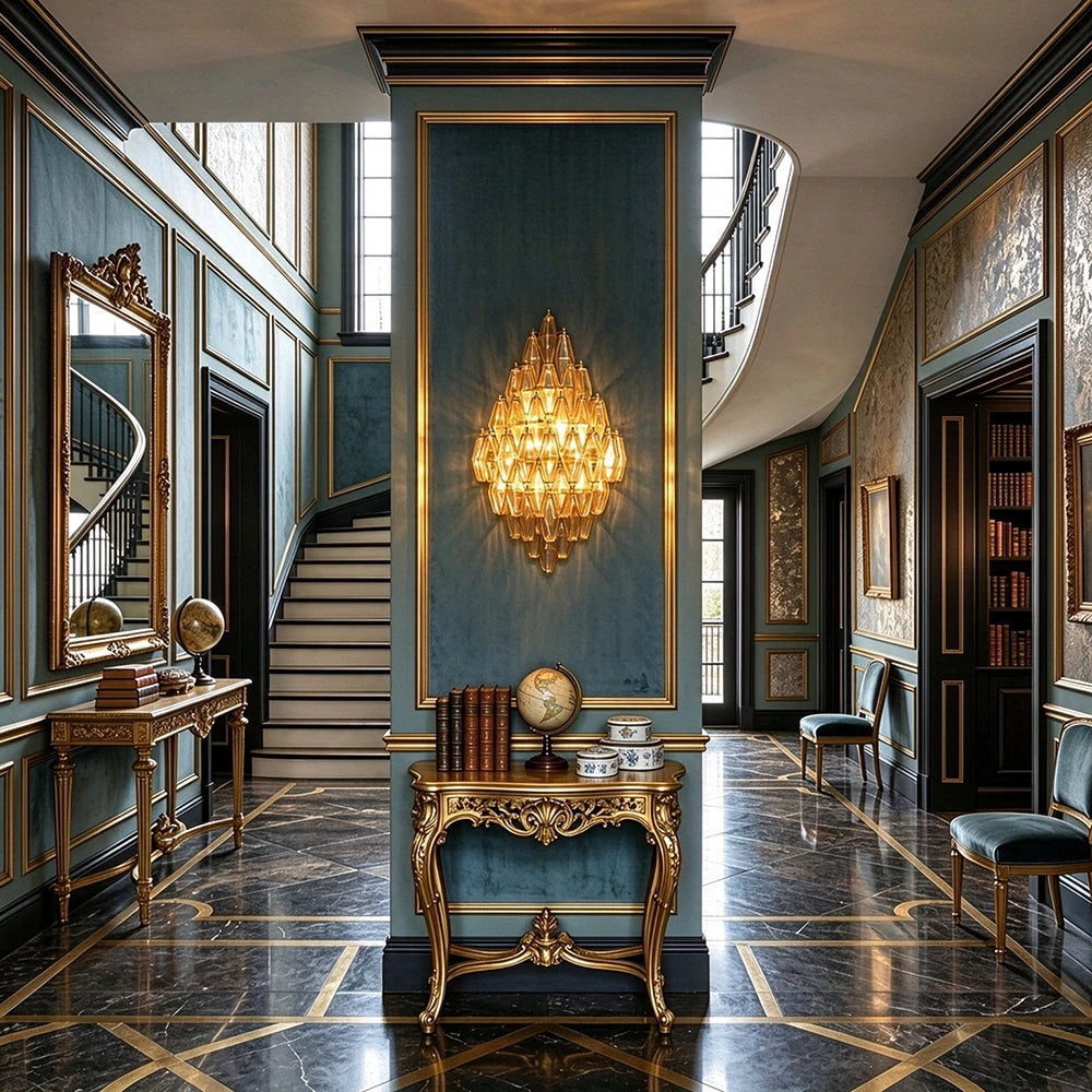 Vesper Tiered Geometric Wall Sconce