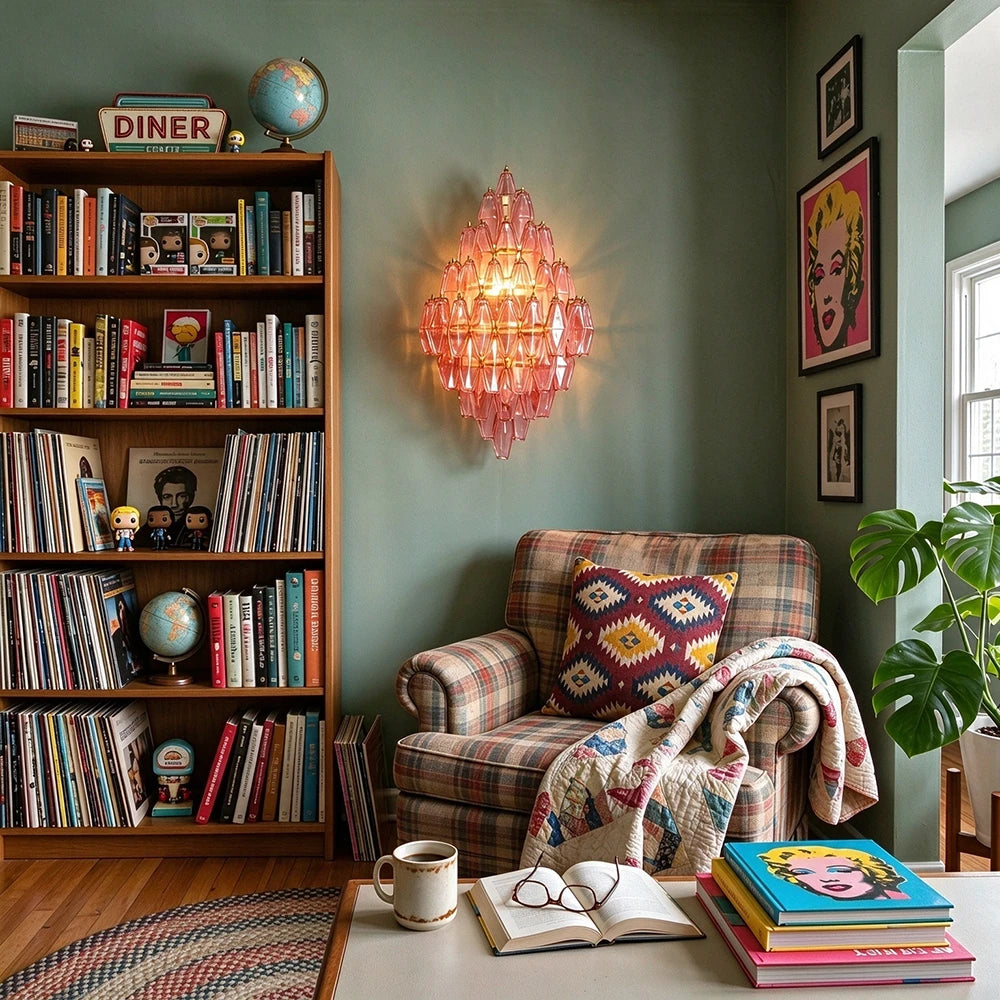 Vesper Tiered Geometric Wall Sconce