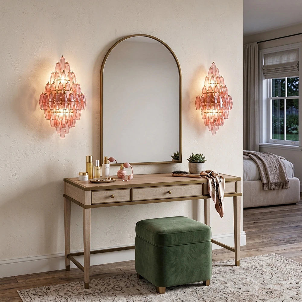 Vesper Tiered Geometric Wall Sconce