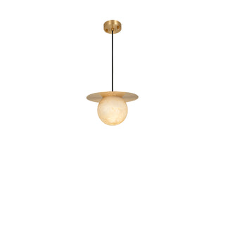 Disc Alabaster Pendant Light