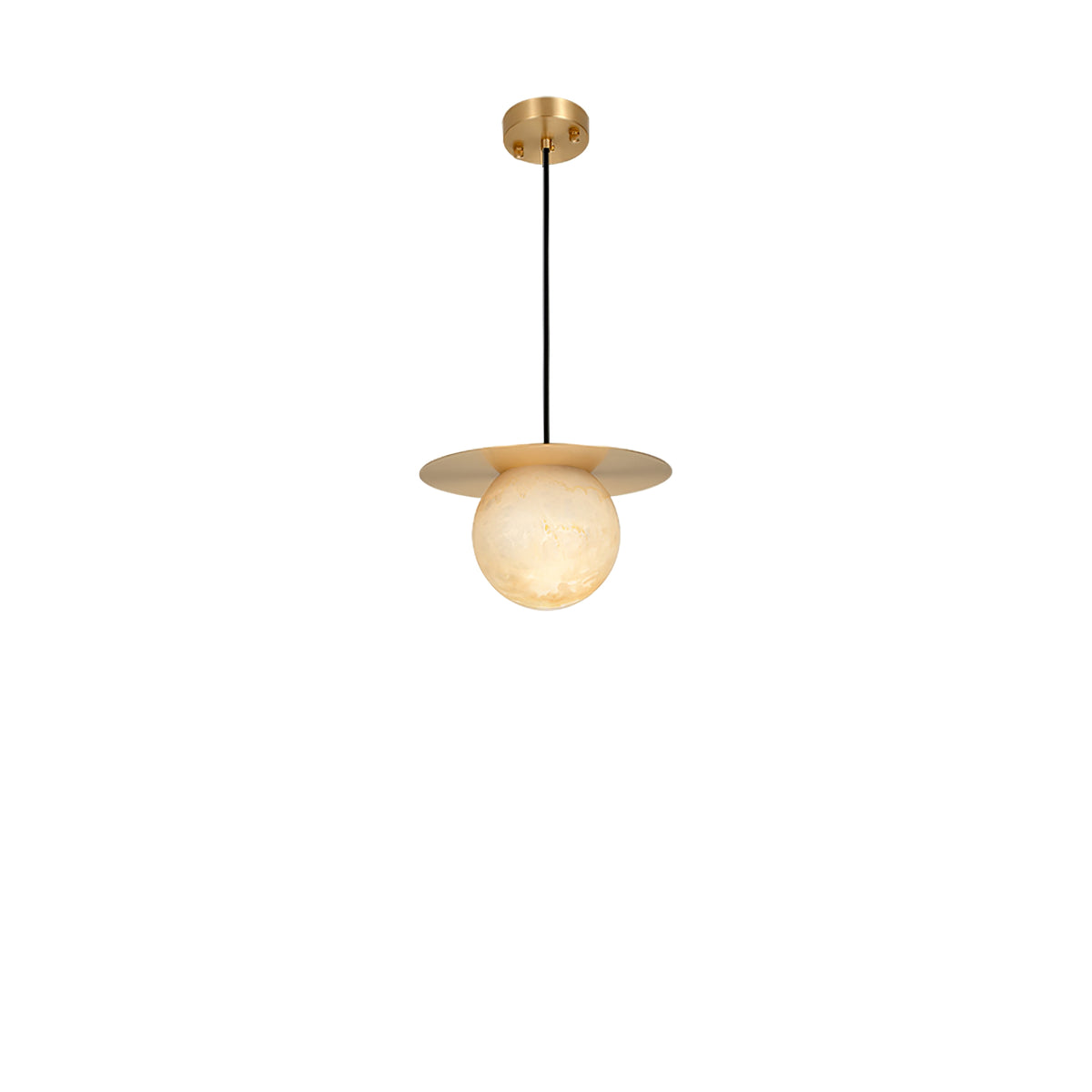 Disc Alabaster Pendant Light