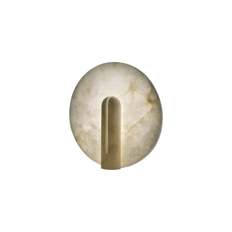 Geometric Alabaster Table Lamp