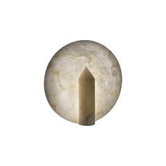 Geometric Alabaster Table Lamp