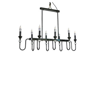 Vintage Iron Scroll Chandelier