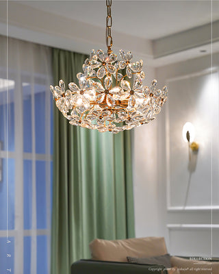 Blossom Crystal Flower Chandelier