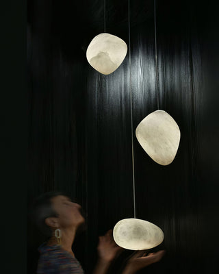 Pebble Alabaster Pendant Light