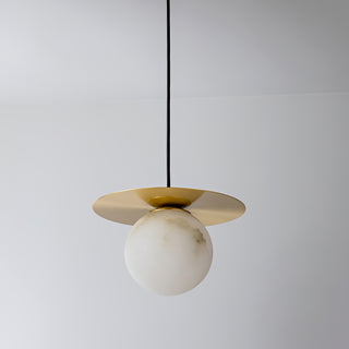 Disc Alabaster Pendant Light